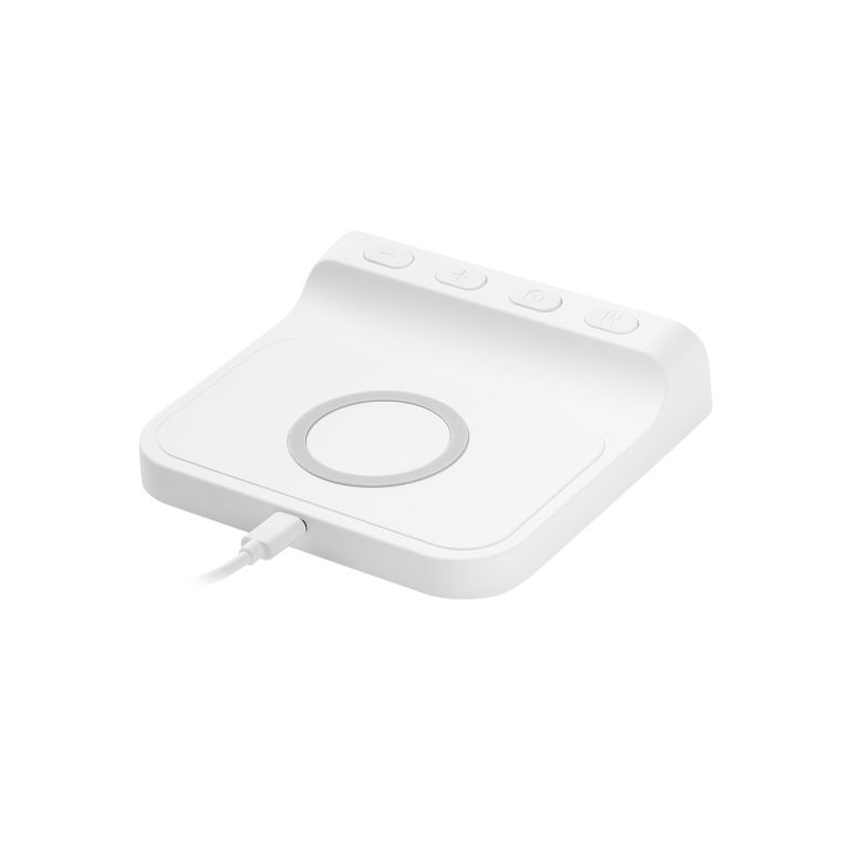 Зарядная станция с часами 15W Ригель (Rigel), белая — изображение 6