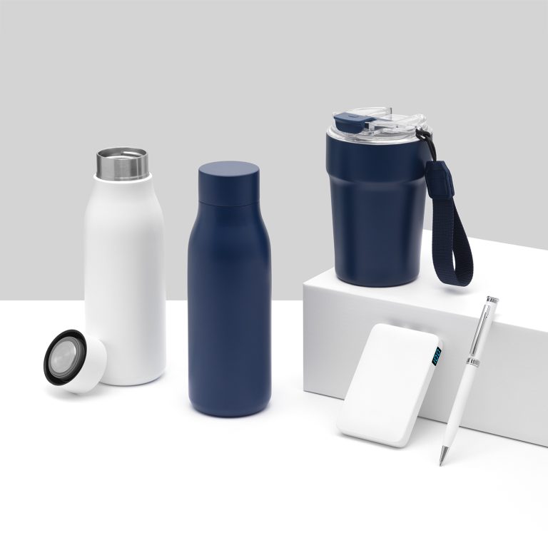 Термобутылка вакуумная герметичная Севилла (Sevilla), синяя — изображение 10