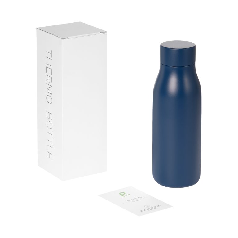 Термобутылка вакуумная герметичная Севилла (Sevilla), синяя — изображение 5