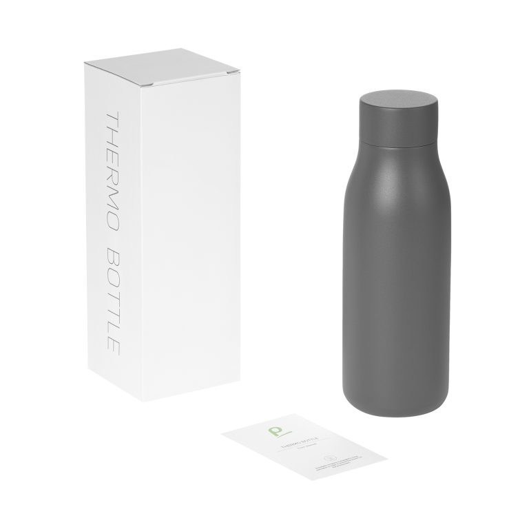 Термобутылка вакуумная герметичная Севилла (Sevilla), серая — изображение 5