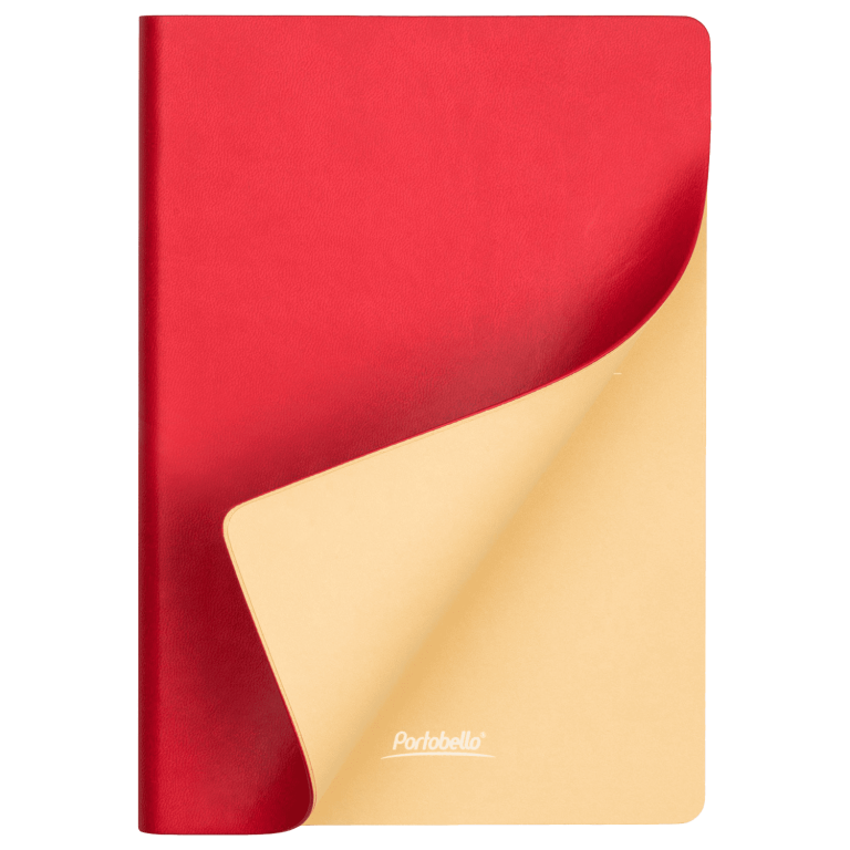 Ежедневник Латте (Latte NEW) недатированный, красный/бежевый (без упаковки, без стикера) — изображение 2