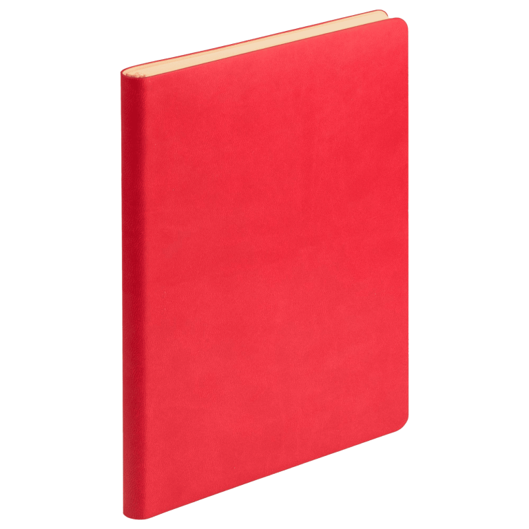 Ежедневник Латте (Latte NEW) недатированный, красный/бежевый (без упаковки, без стикера) — изображение 5