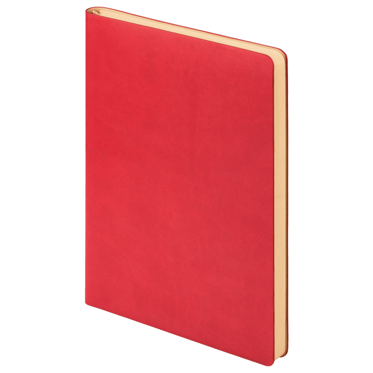 Ежедневник Латте (Latte NEW) недатированный, красный/бежевый (без упаковки, без стикера) — изображение 6