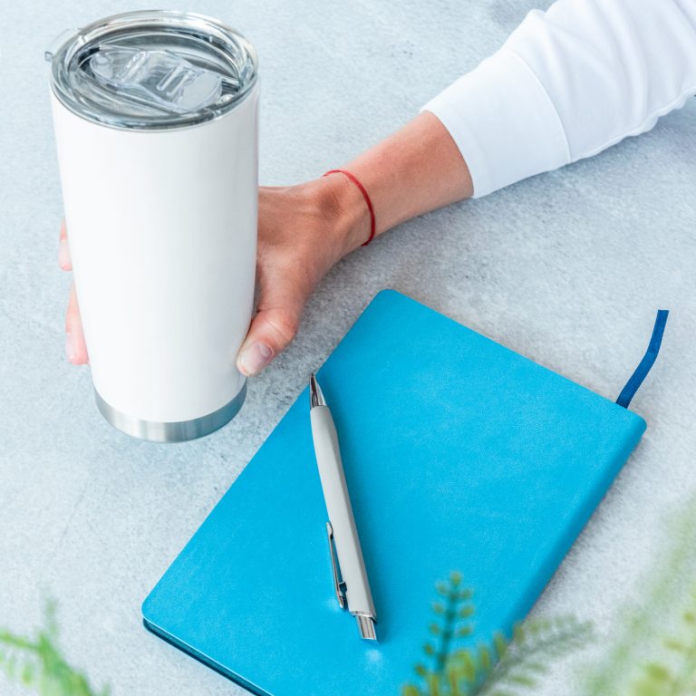 Ежедневник Латте (Latte NEW) недатированный, голубой/синий (без упаковки, без стикера) — изображение 9