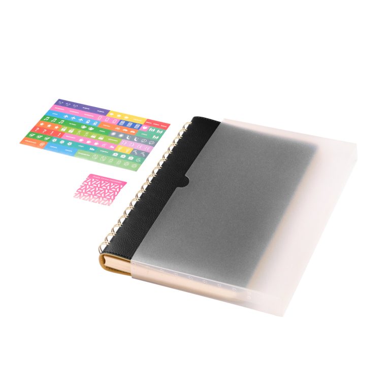 Ежедневник Виста (Vista) недатированный, черный/бежевый — изображение 10