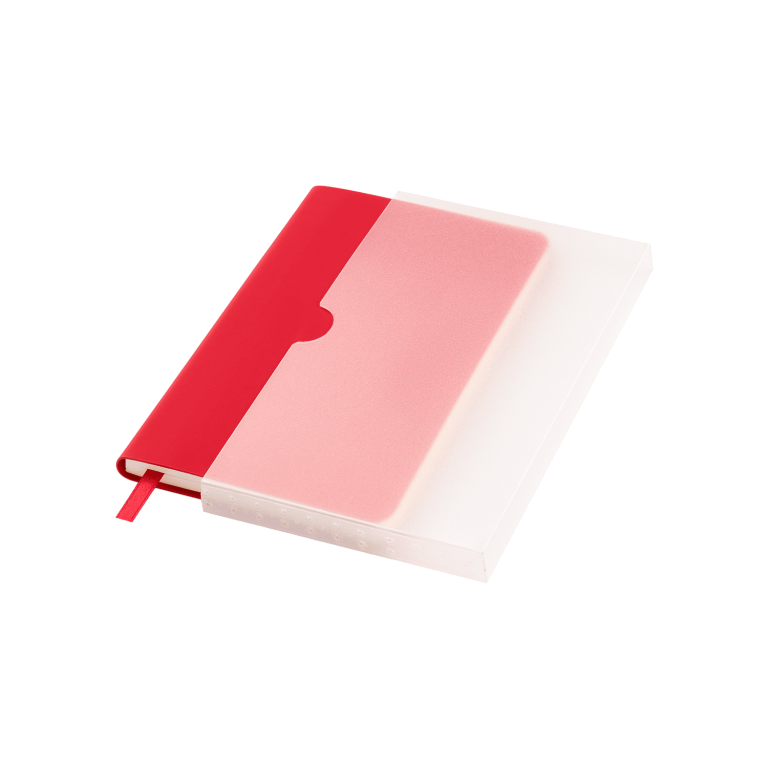 Ежедневник Спарк мини (Spark mini) A6 недатированный, красный — изображение 3