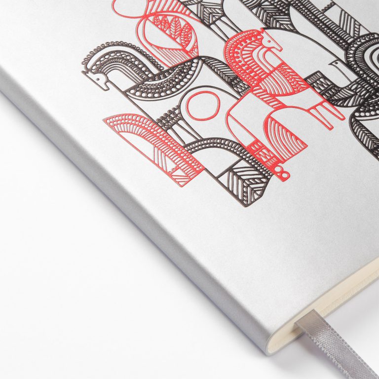 Ежедневник Спарк мини (Spark mini) A6 недатированный, серебряный — изображение 9