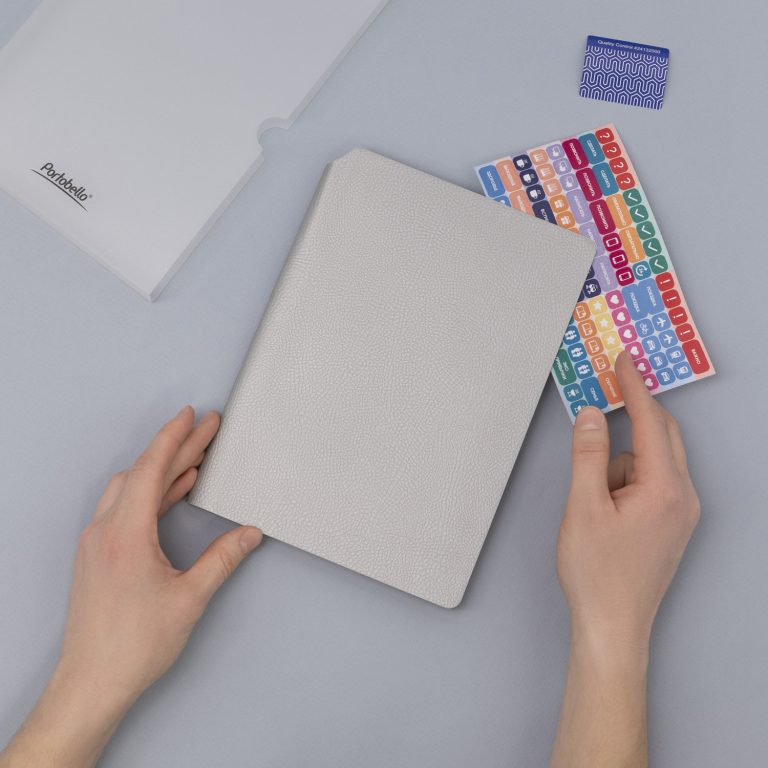 Ежедневник Молто (Molto) недатированный, серебряный — изображение 10