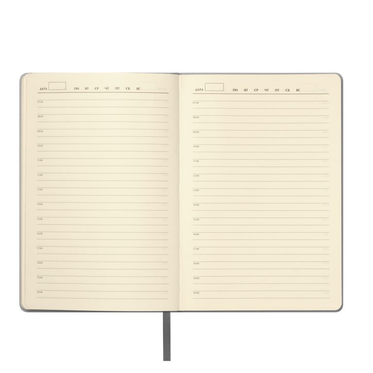 Ежедневник Молто (Molto) недатированный, серебряный — изображение 7