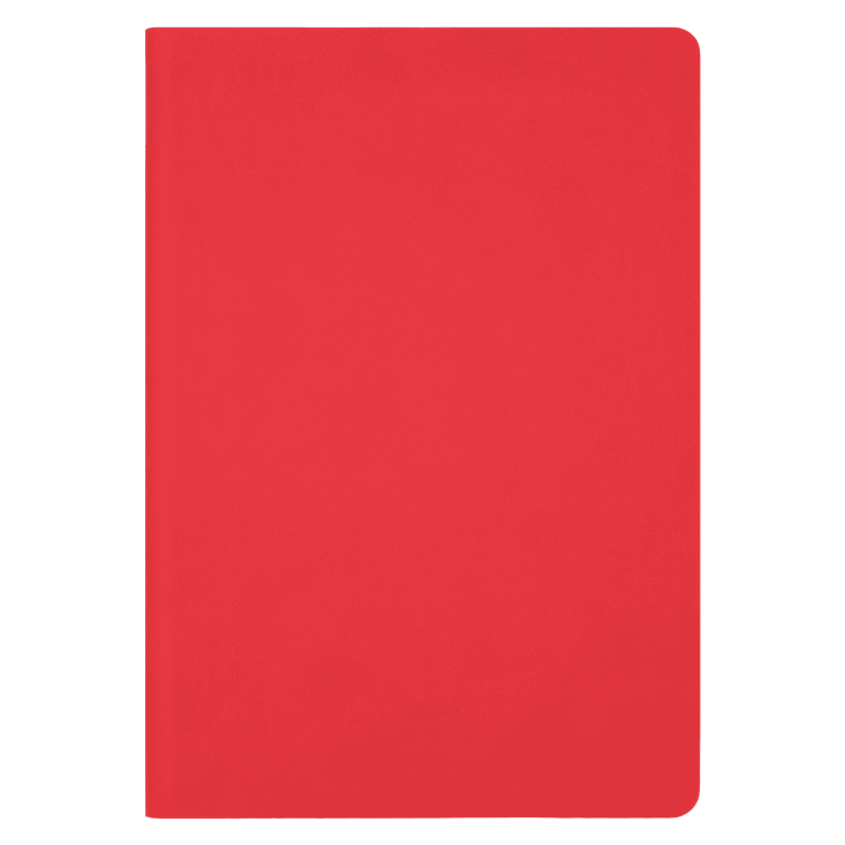 Ежедневник Латте софт-тач (Latte soft touch) недатированный, красный — изображение 3