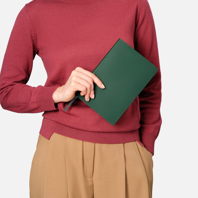 Ежедневник Латте софт-тач (Latte soft touch) недатированный, зеленый — изображение 10