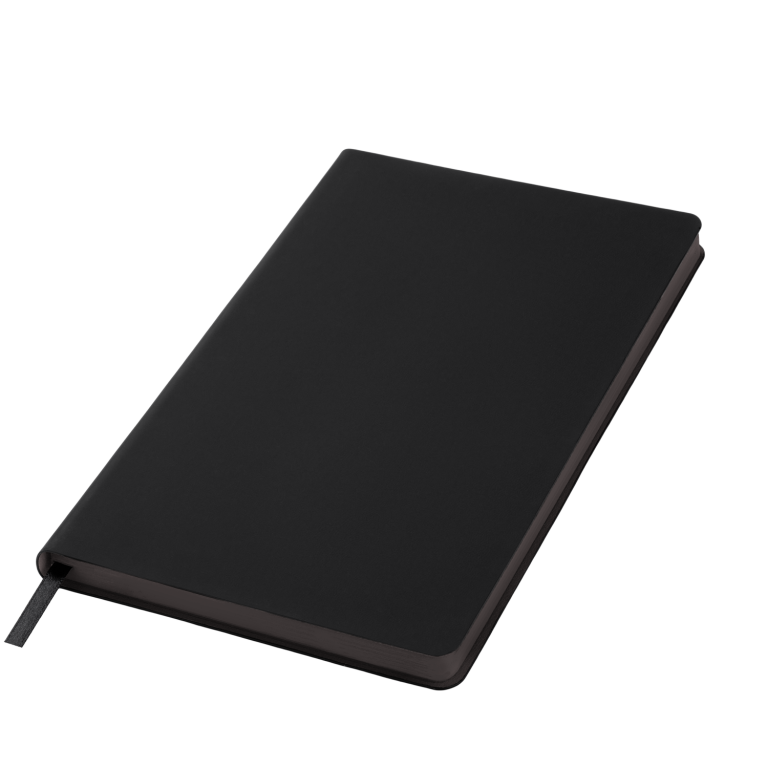 Ежедневник Латте софт-тач (Latte soft touch) недатированный, черный — изображение 2