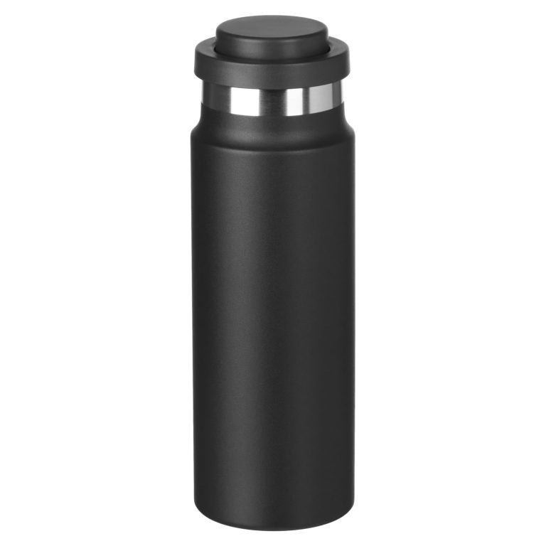 Термобутылка вакуумная герметичная Аллегра (Allegra), черная — изображение 4