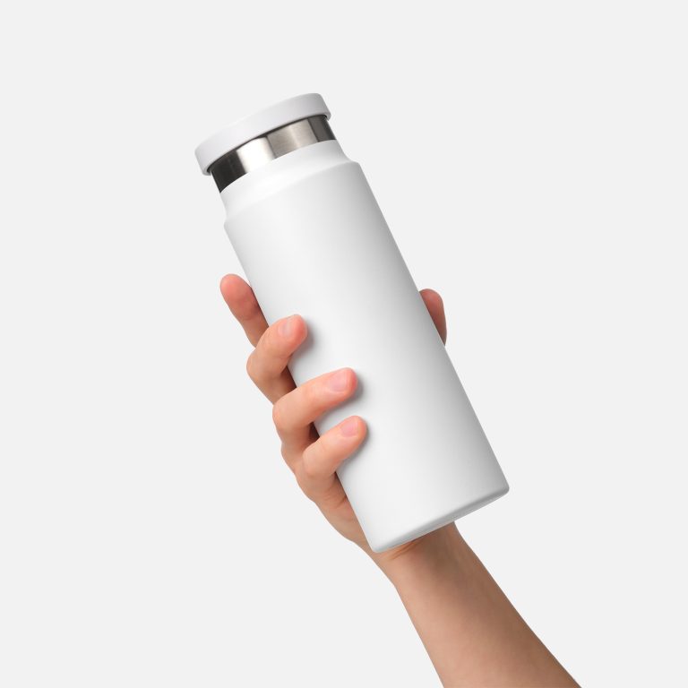 Термобутылка вакуумная герметичная Аллегра (Allegra), белая — изображение 9