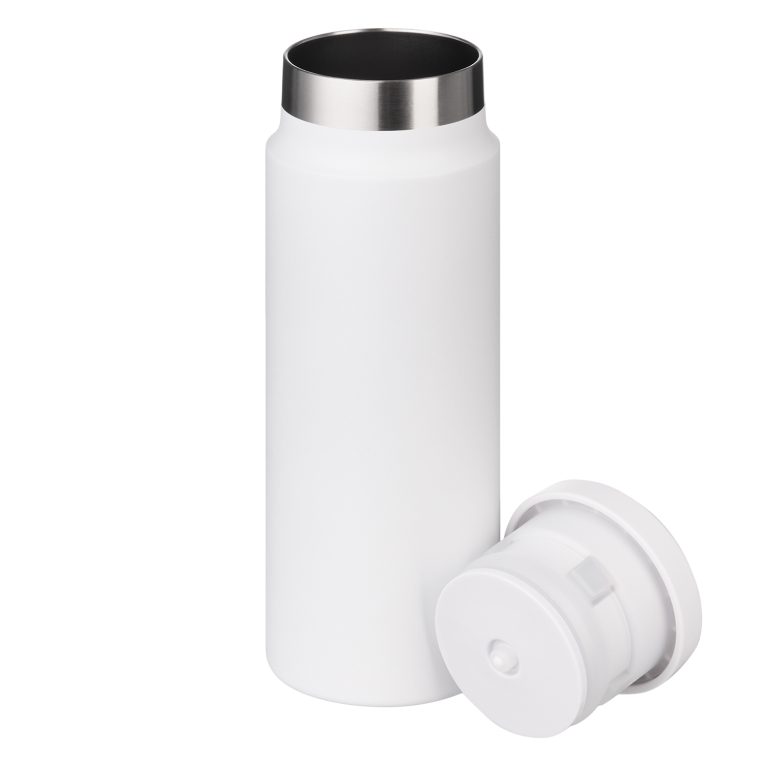 Термобутылка вакуумная герметичная Аллегра (Allegra), белая — изображение 6