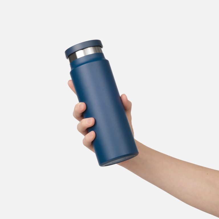 Термобутылка вакуумная герметичная Аллегра (Allegra), синяя — изображение 8