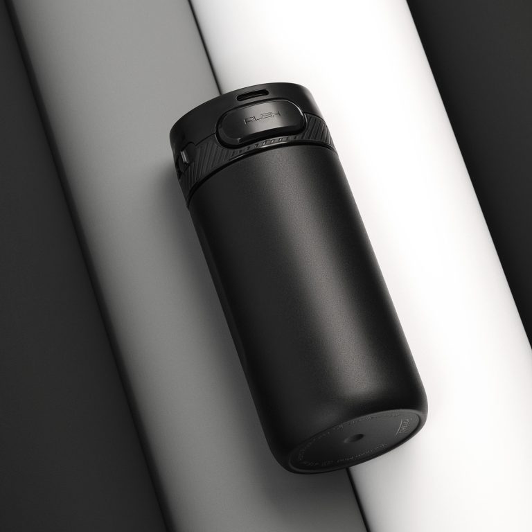 Термокружка вакуумная Толедо (Toledo), черная — изображение 10