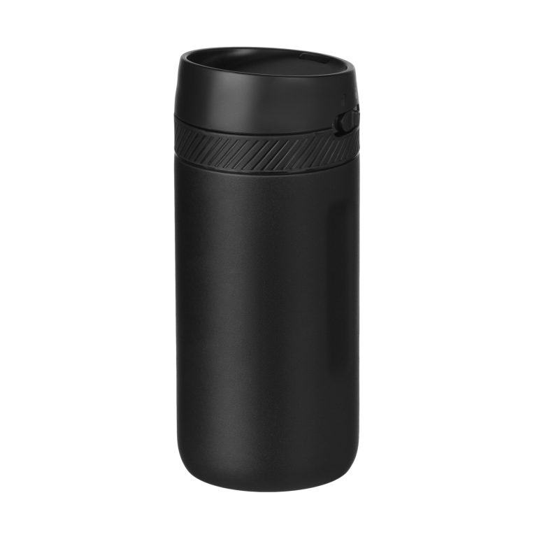 Термокружка вакуумная Толедо (Toledo), черная — изображение 4