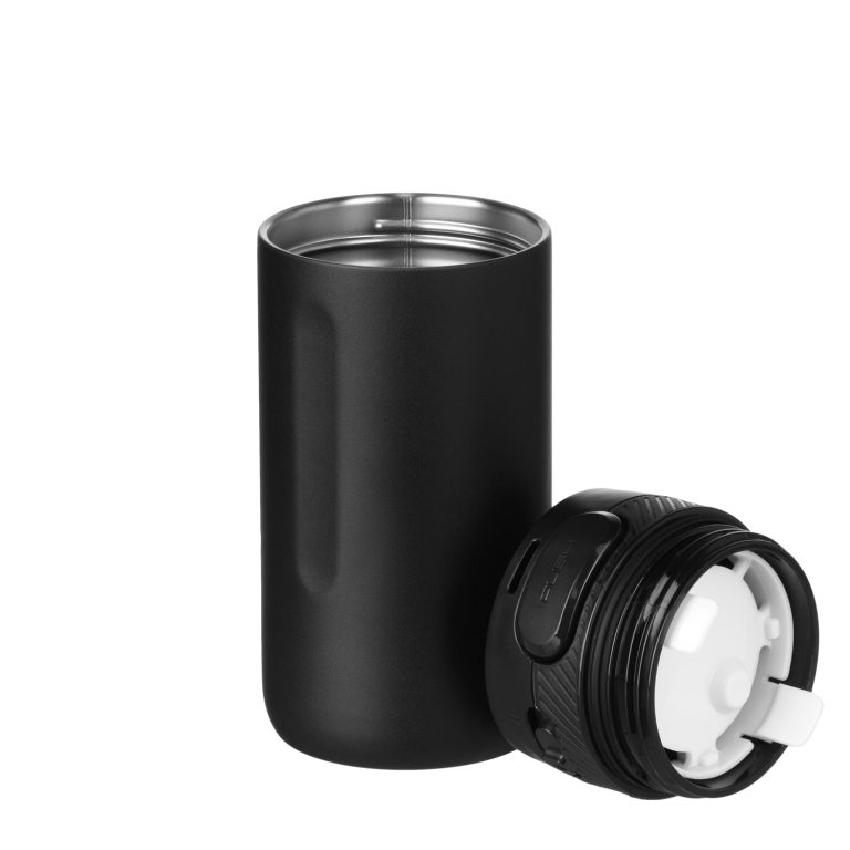 Термокружка вакуумная Толедо (Toledo), черная — изображение 6