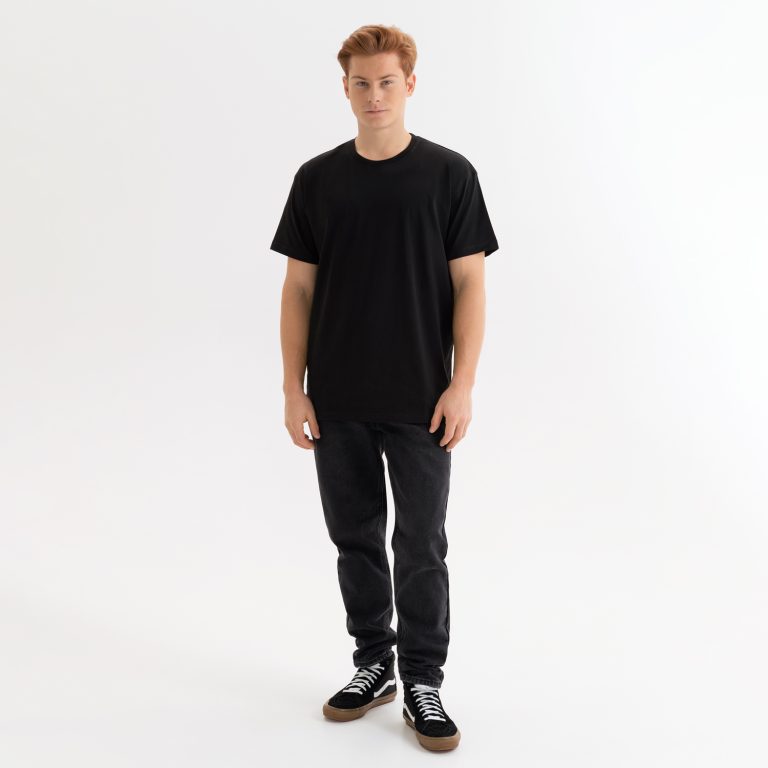 Футболка унисекс Крис (Kris), 150 гр., черная, размер S — изображение 2