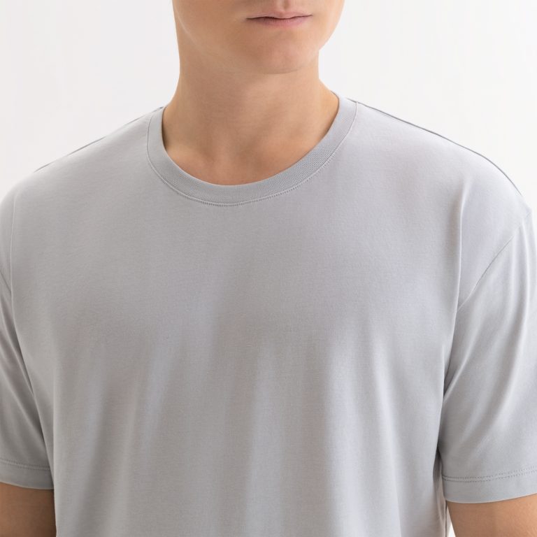 Футболка унисекс Крис (Kris), 150 гр., светло-серая, размер XXL — изображение 4