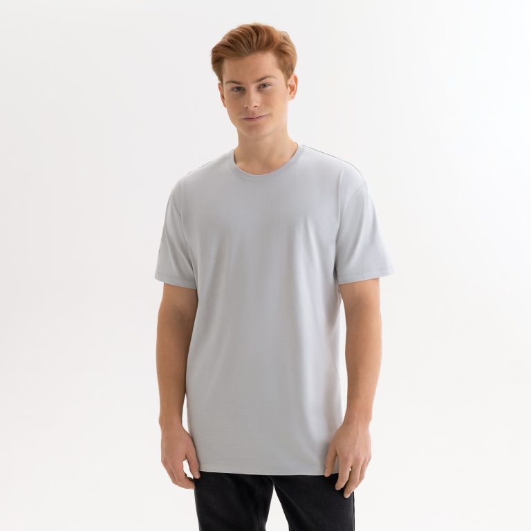 Футболка унисекс Крис (Kris), 150 гр., светло-серая, размер XXXL — изображение 5