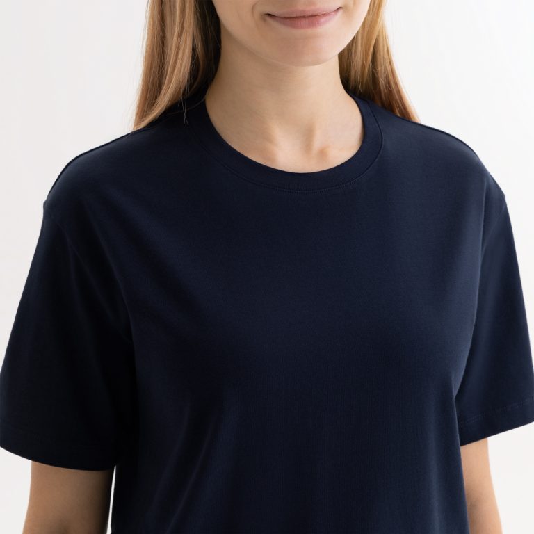 Футболка унисекс Крис (Kris), 150 гр., темно-синяя, размер XXXL — изображение 5