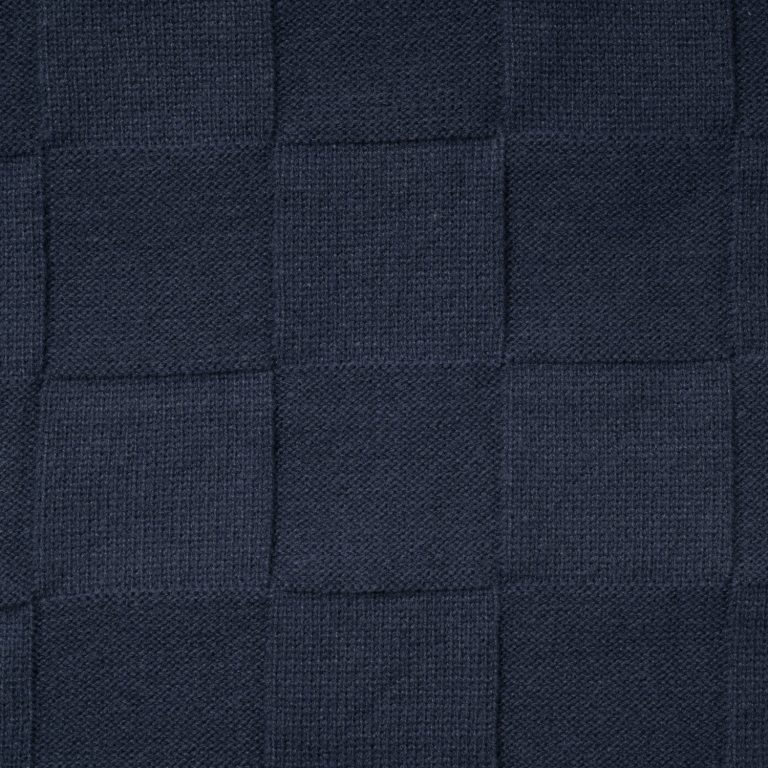 Плед Селла Софт (Cella Soft) вязаный, 160*90 см, синий — изображение 3