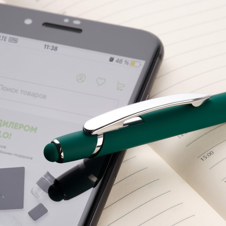 Шариковая ручка Комет Нео (Comet NEO), зеленая — изображение 5