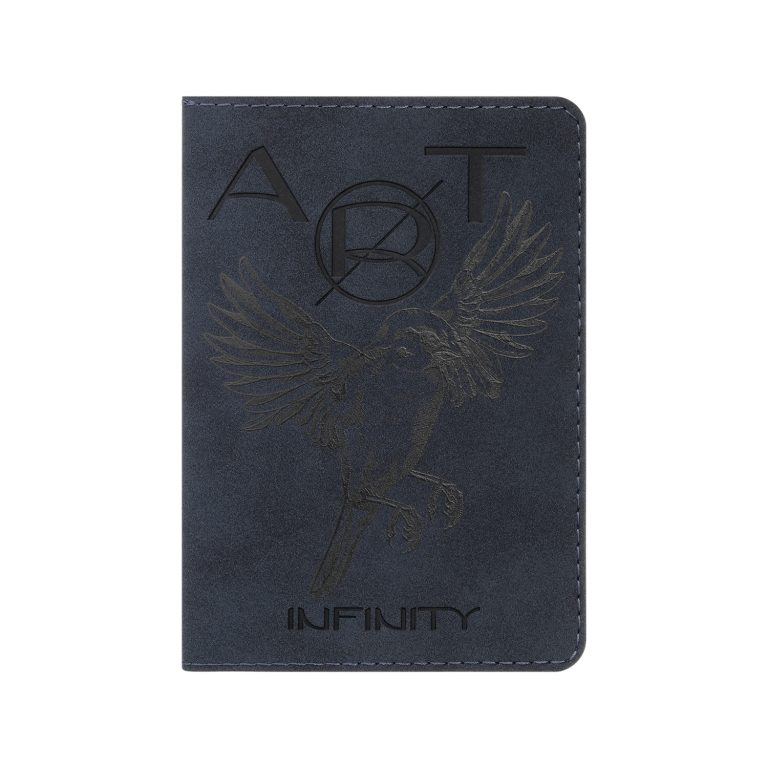 Обложка на паспорт Нуба (Nuba), синяя — изображение 6