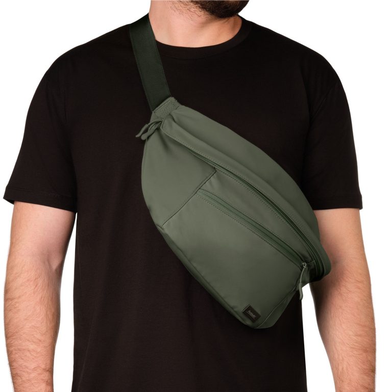 Сумка через плечо (cross body) Бостон (Boston), зеленая — изображение 5