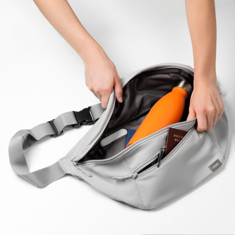 Сумка через плечо (cross body) Бостон (Boston), серая — изображение 4