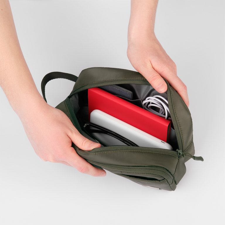 Дорожная косметичка Бостон (Boston), зеленая — изображение 4