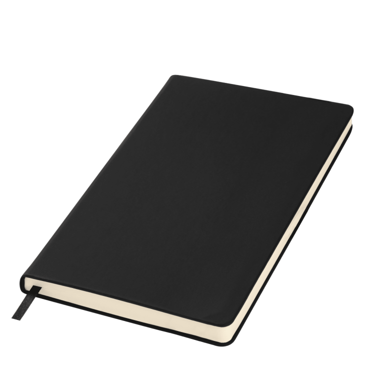 Ежедневник Альфа Битубук (Alpha BtoBook) недатированный, черный (без резинки, без упаковки, без стикера) — изображение 2