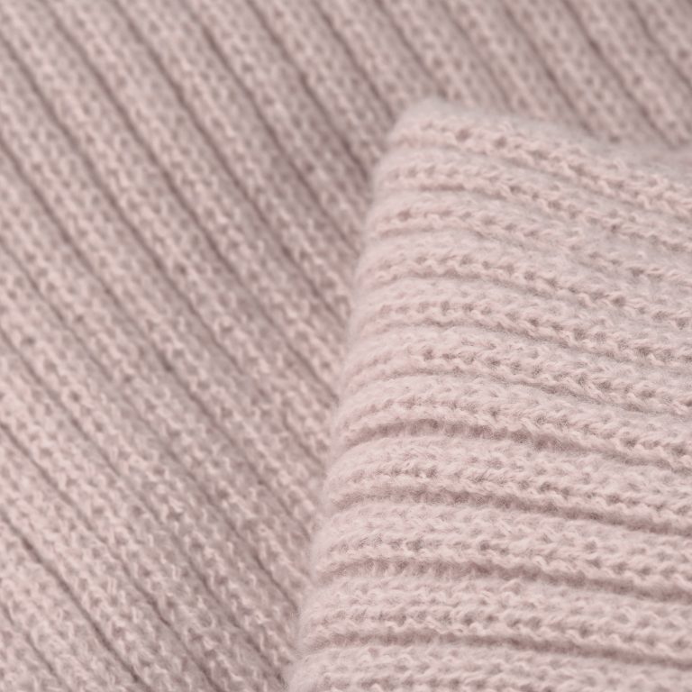 Шарф Форгес (Forges) вязаный, дымчато-розовый — изображение 3