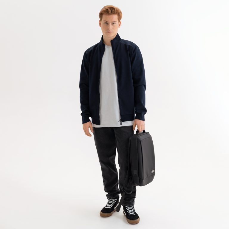 Бизнес рюкзак Байрон (Bairon), черный — изображение 8