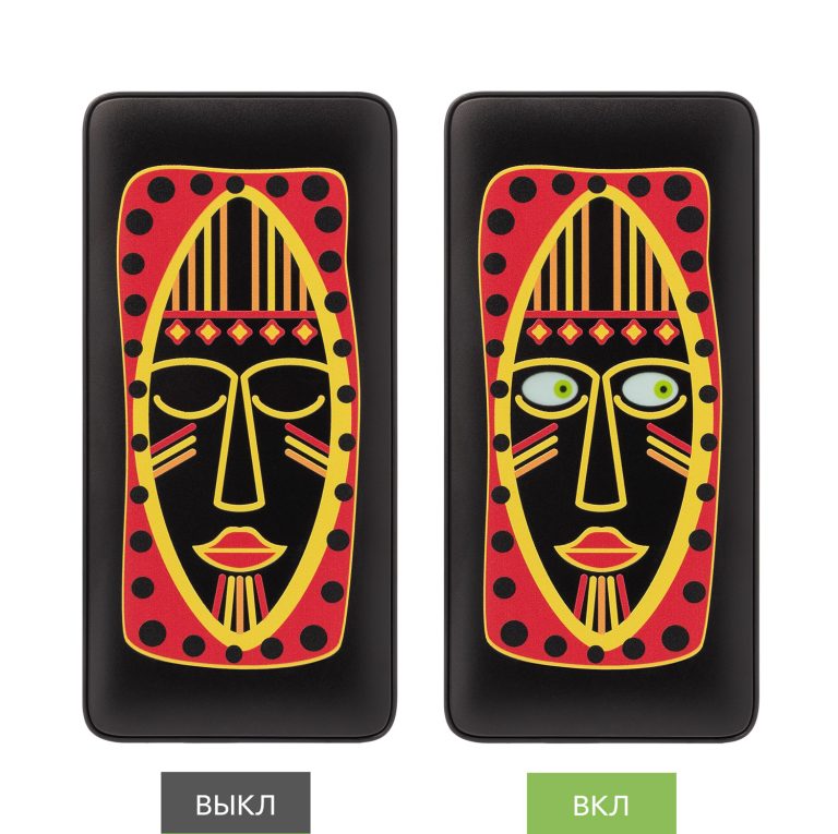 Внешний аккумулятор с цветной подсветкой Анкор Макс Плюс PD (Ancor PD Max Plus) 10000 mAh, черный — изображение 8