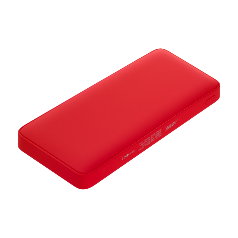 Внешний аккумулятор с подсветкой Анкор Плюс PD (Ancor PD Plus) 10000 mAh, красный — изображение 2