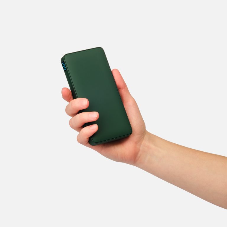 Внешний аккумулятор с подсветкой Анкор Плюс PD (Ancor PD Plus) 10000 mAh, зеленый — изображение 7