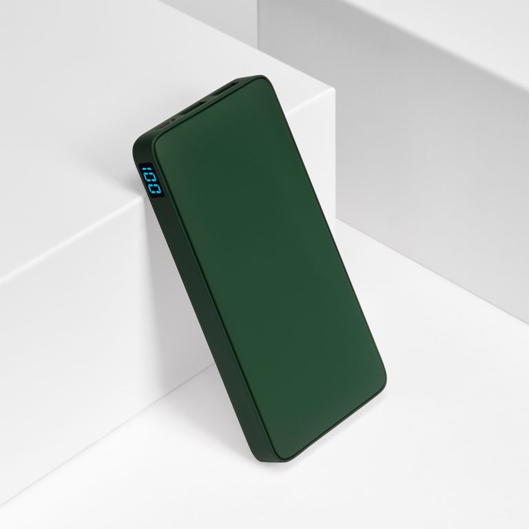 Внешний аккумулятор с подсветкой Анкор Плюс PD (Ancor PD Plus) 10000 mAh, зеленый — изображение 8