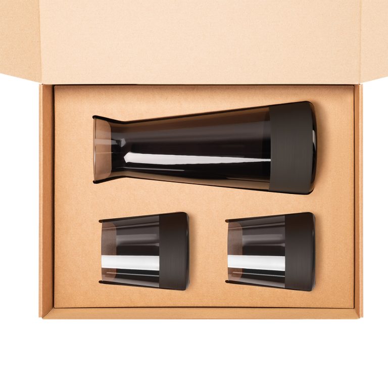 Подарочный набор декантер + 2 стакана Блэк Эдишн (Black Edition), черный — изображение 2