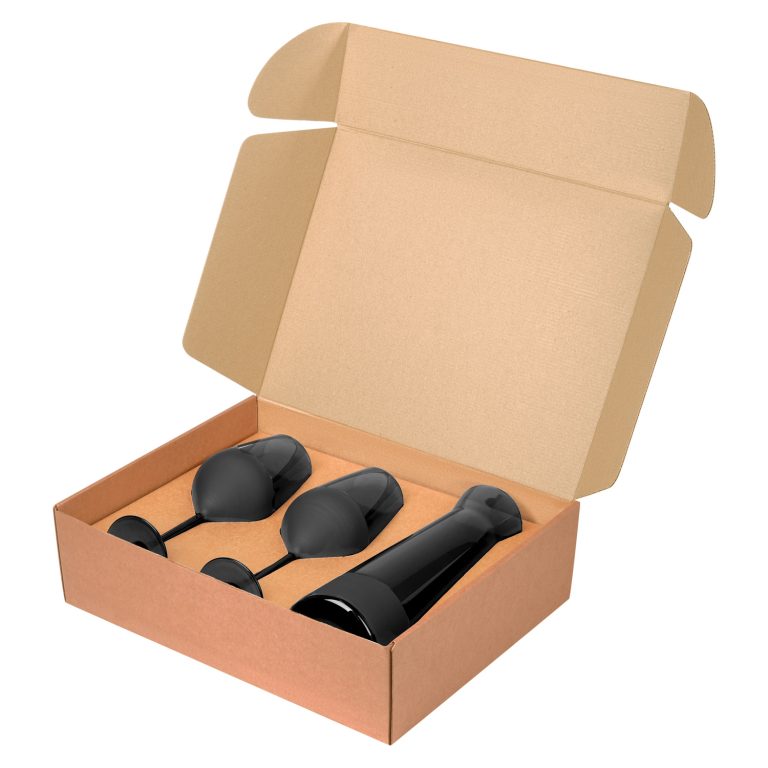 Подарочный набор декантер + 2 бокала для вина Блэк Эдишн (Black Edition), черный — изображение 3