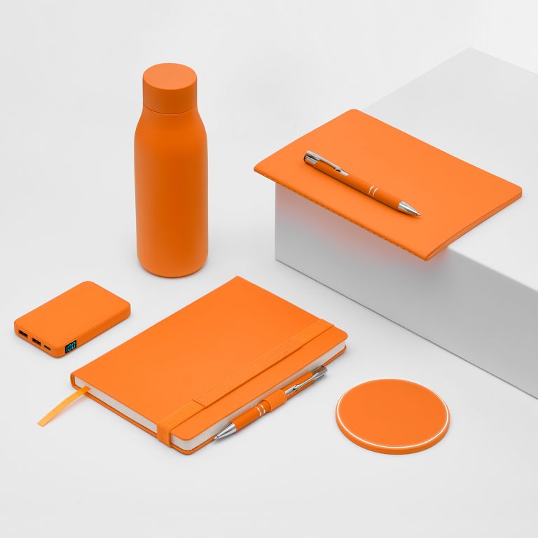 Беспроводное зарядное устройство с подсветкой 15W Аурис (Auris), оранжевое — изображение 9