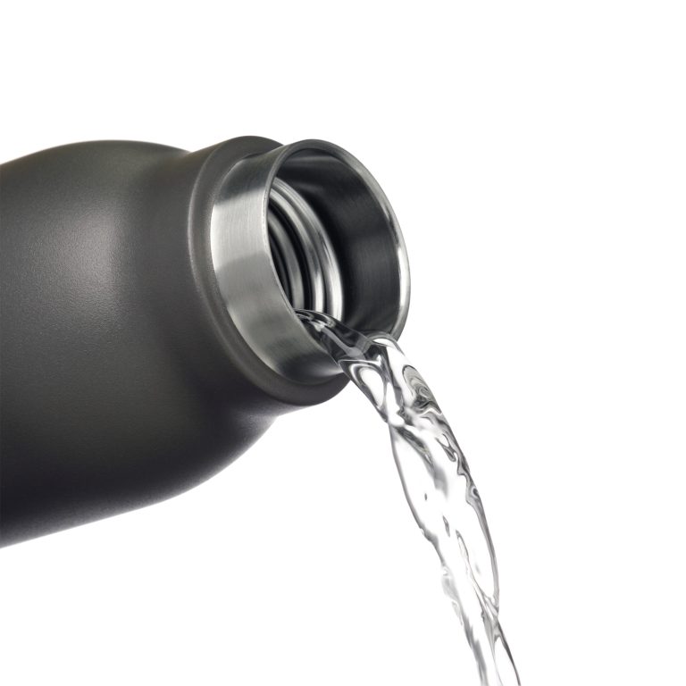 Термобутылка вакуумная герметичная Соренто (Sorento), серая, гладкое покрытие — изображение 5