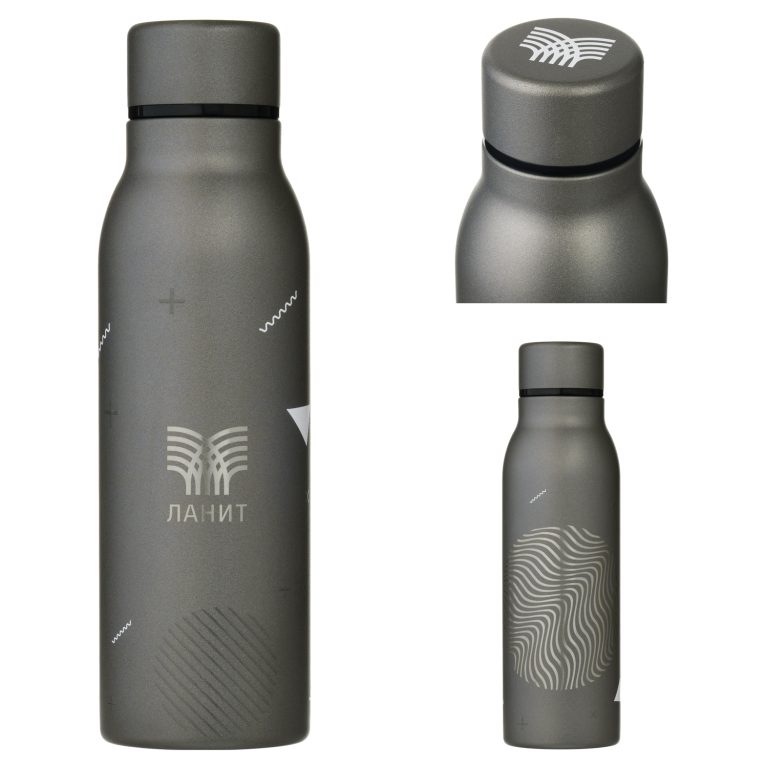 Термобутылка вакуумная герметичная Соренто (Sorento), серая, гладкое покрытие — изображение 7
