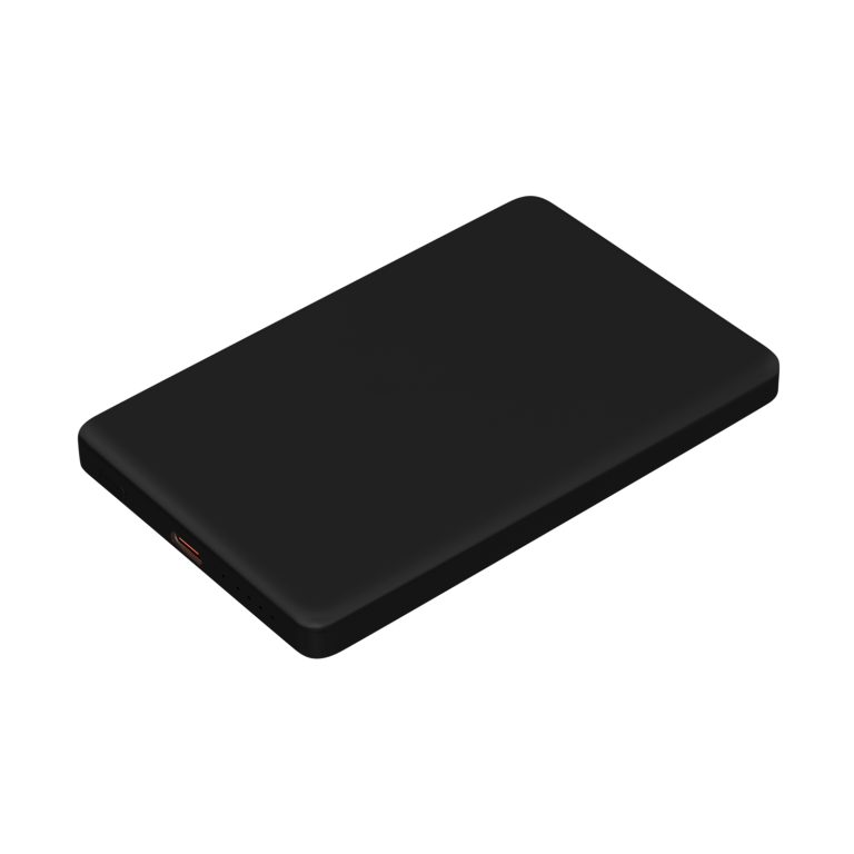 Внешний аккумулятор Атлантис (Atlantis) PD 5000mAh с функцией беспроводной зарядки 15W, черный — изображение 2