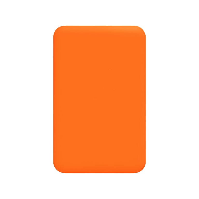 Внешний аккумулятор Ларго PD (Largo PD) 5000mAh с функцией беспроводной зарядки 15W, оранжевый — изображение 4