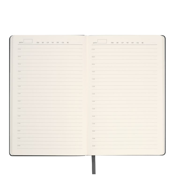 Ежедневник Стар (Star) недатированный, серый (без упаковки, без стикера) — изображение 9