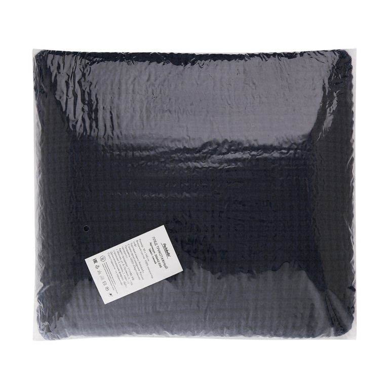 Плед Мальта Софт (Malta Soft) вязаный, 160*90 см, синий — изображение 10