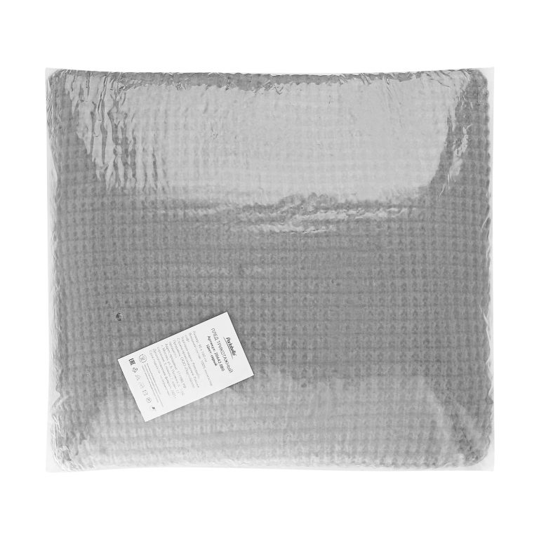 Плед Мальта Софт (Malta Soft) вязаный, 160*90 см, серый — изображение 10